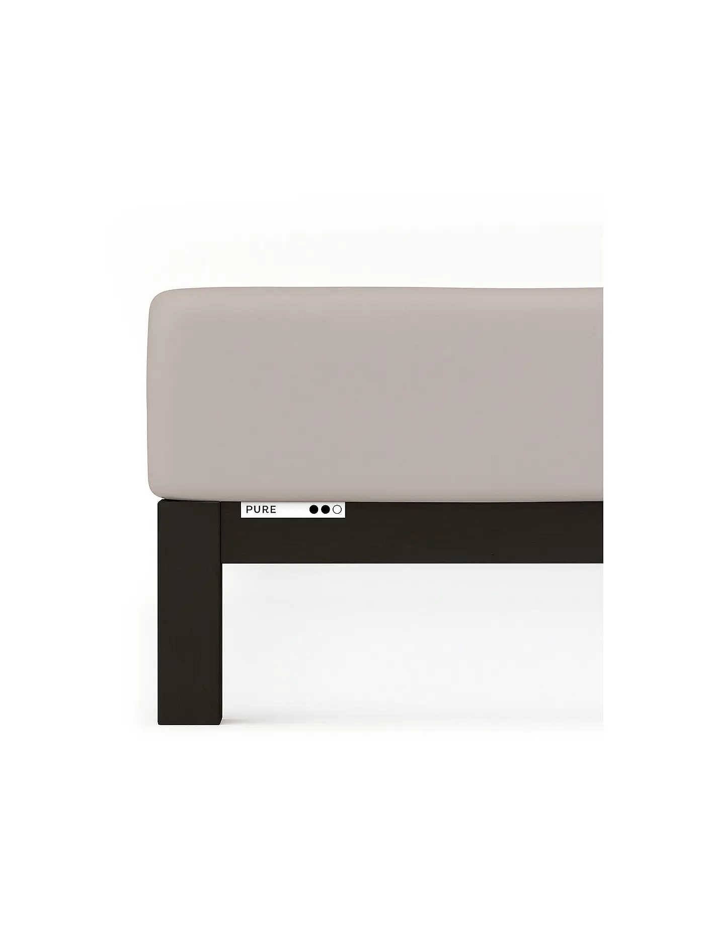 SCHLAFGUT | Jersey Spannleintuch PURE 90x200cm Sand Mid S | 